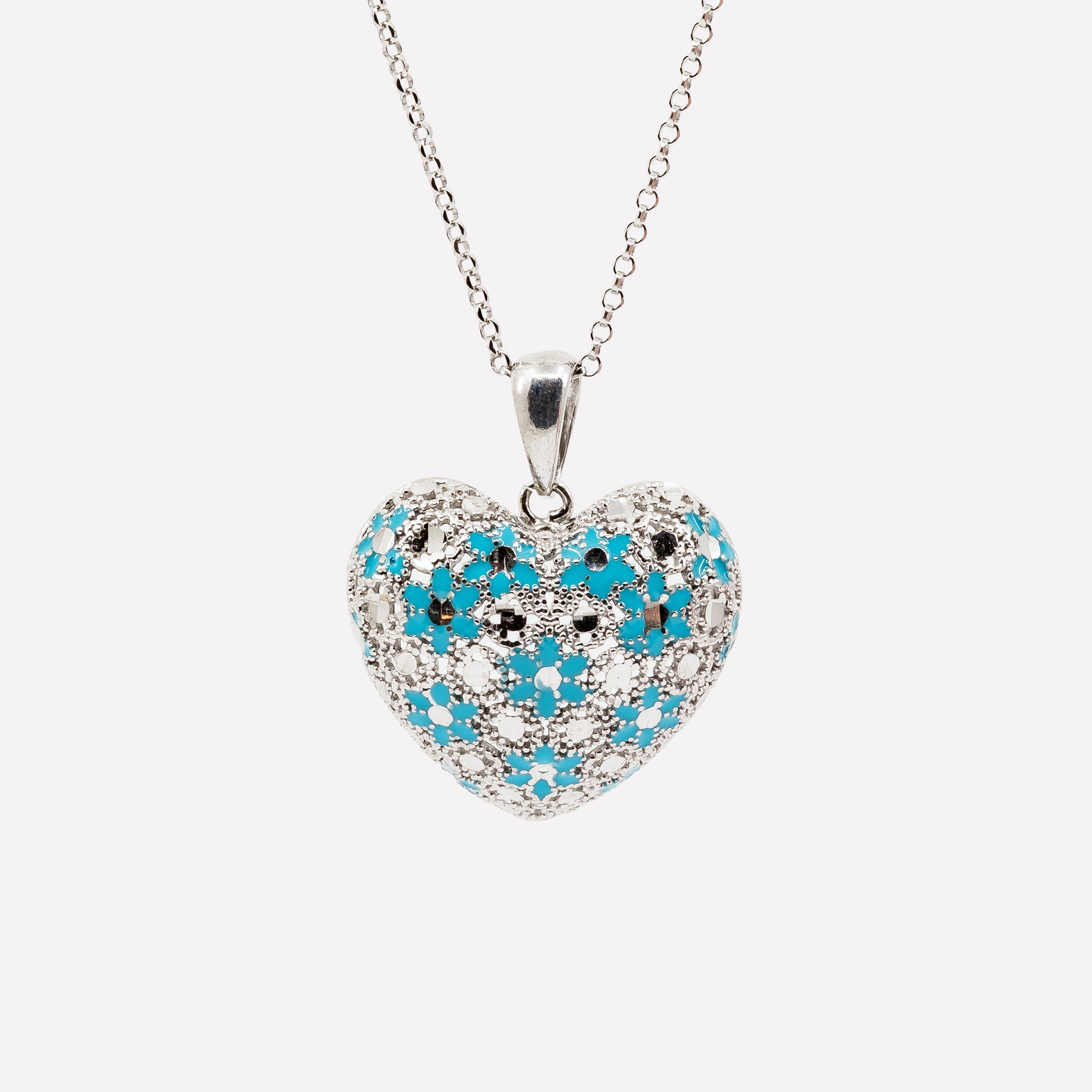 COLLANA CUORE IN ARGENTO "CUORE GROSSO" MINA MINA