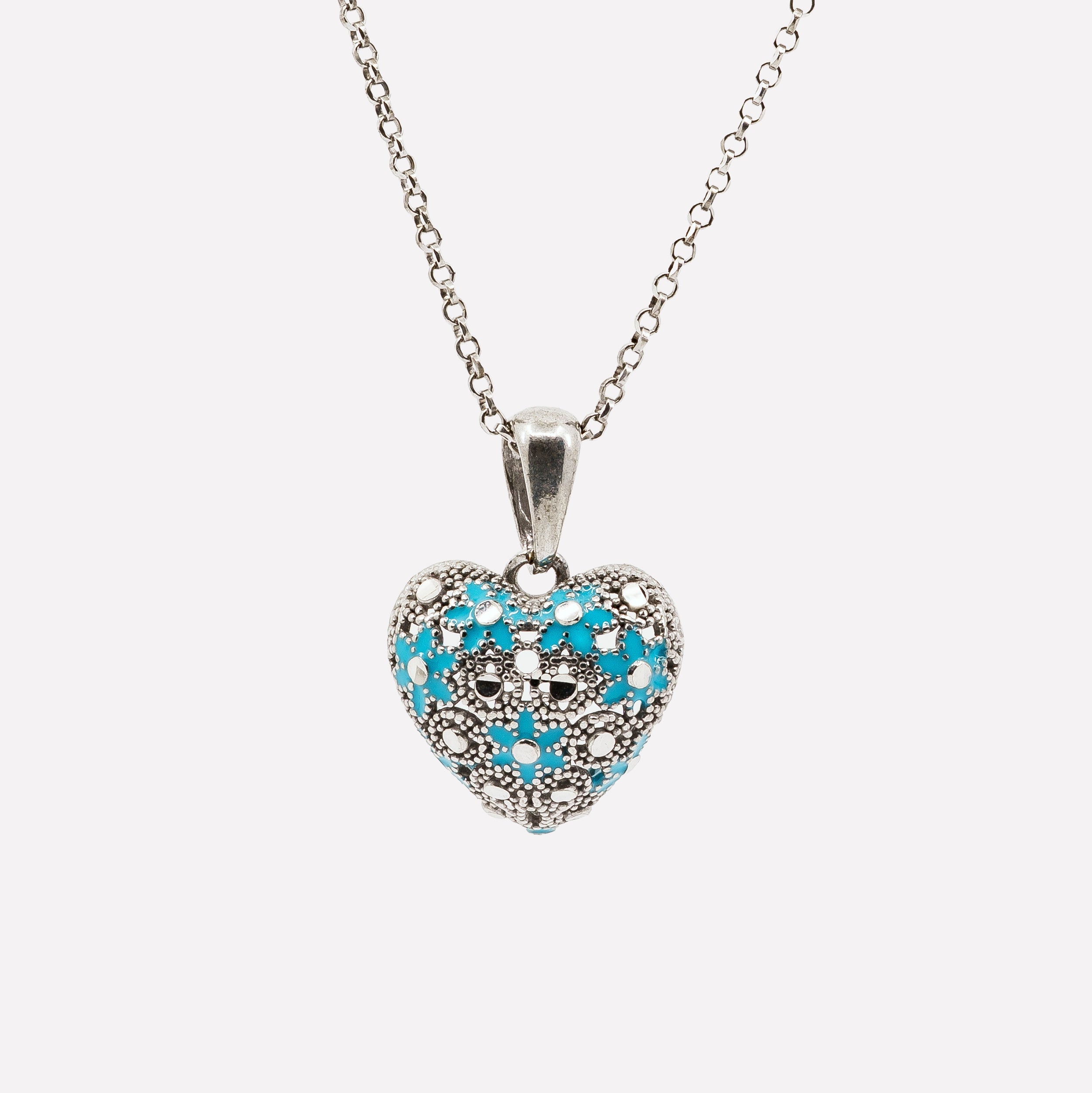 COLLANA MINI HEART IN ARGENTO MINA MINA