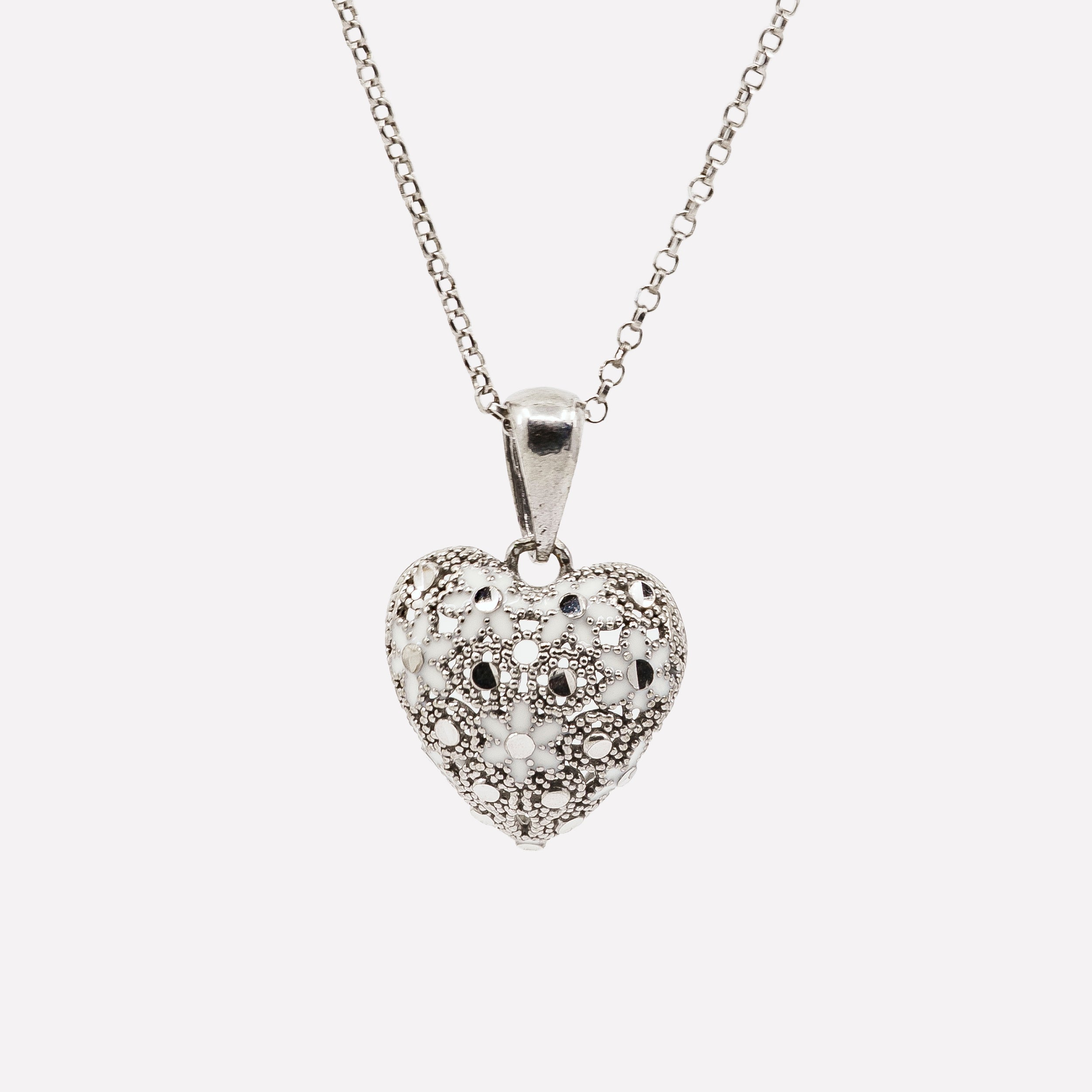 COLLANA MINI HEART IN ARGENTO MINA MINA